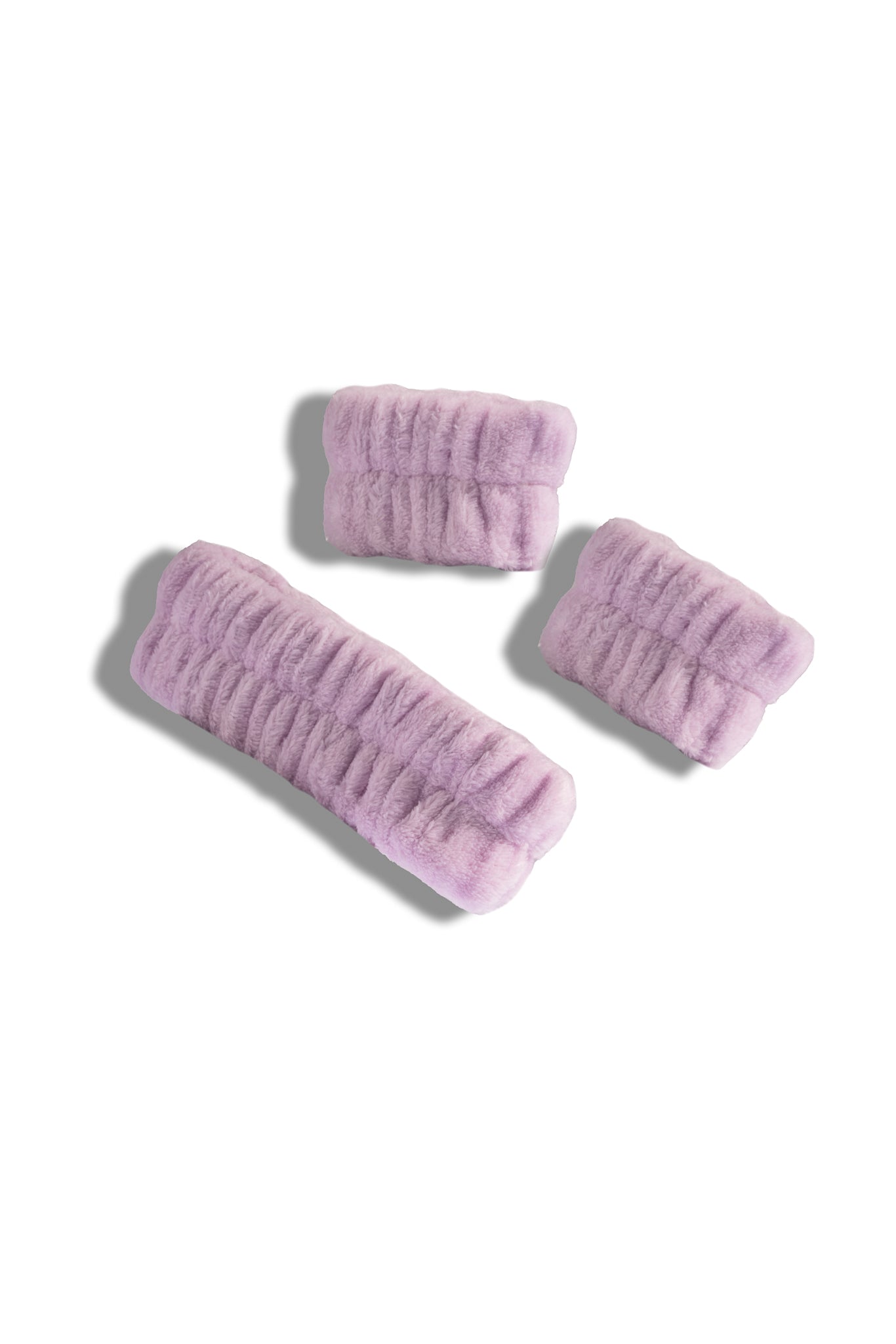 The Skin Geek™ Plush Head Band and Wrist Band Set