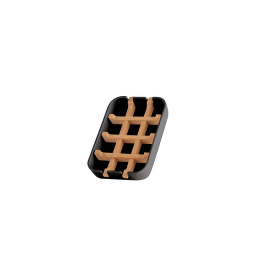 Bamboo Fiber Soap Dish - Black