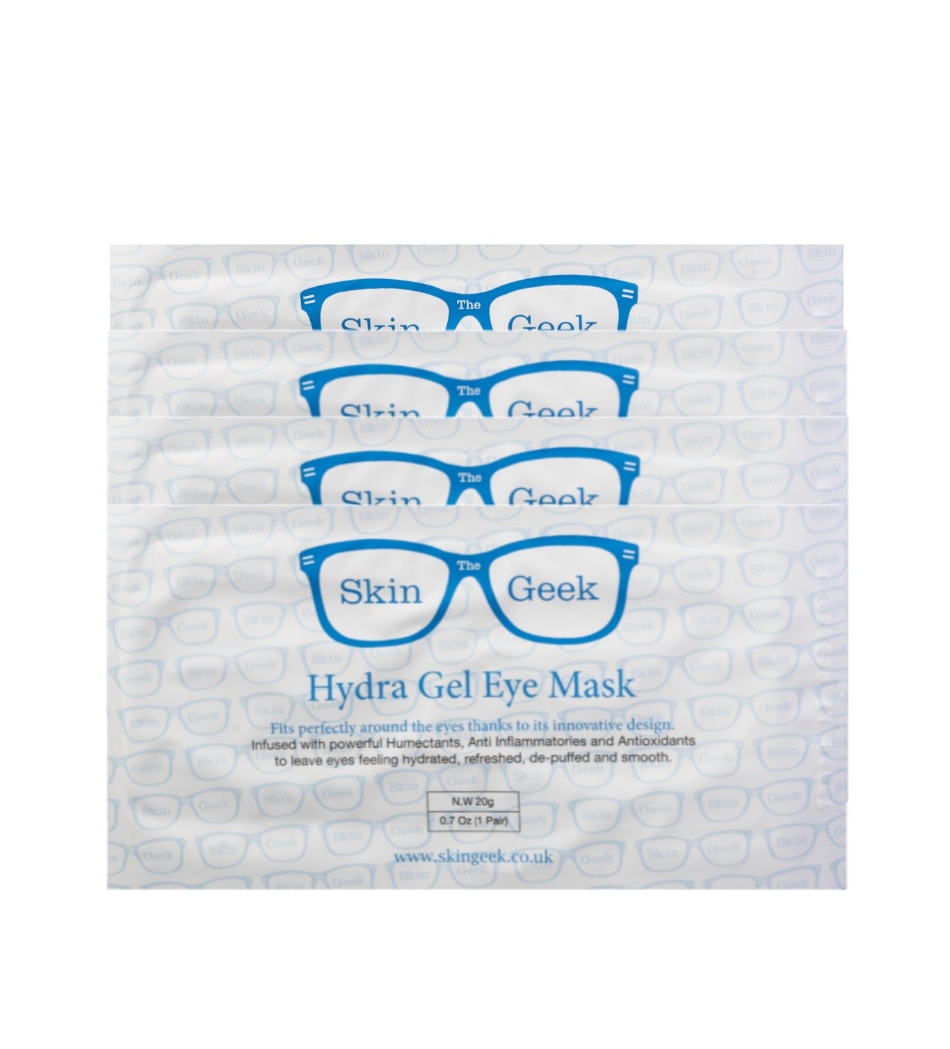 The Skin Geek™ Hydra Gel Eye Masks - 4 Pack