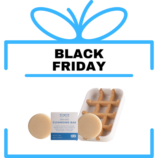 Skin Geek Cleansing Bar & White Eco Dish
