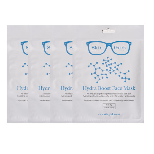 The Skin Geek™ Hydra Boost Face Masks - 4 Pack