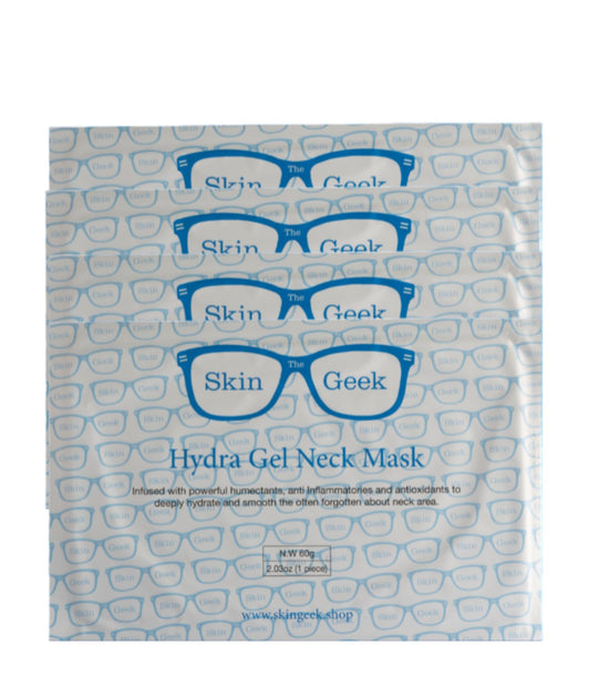 The Skin Geek™ Hydra Gel Neck Mask - 4 Pack
